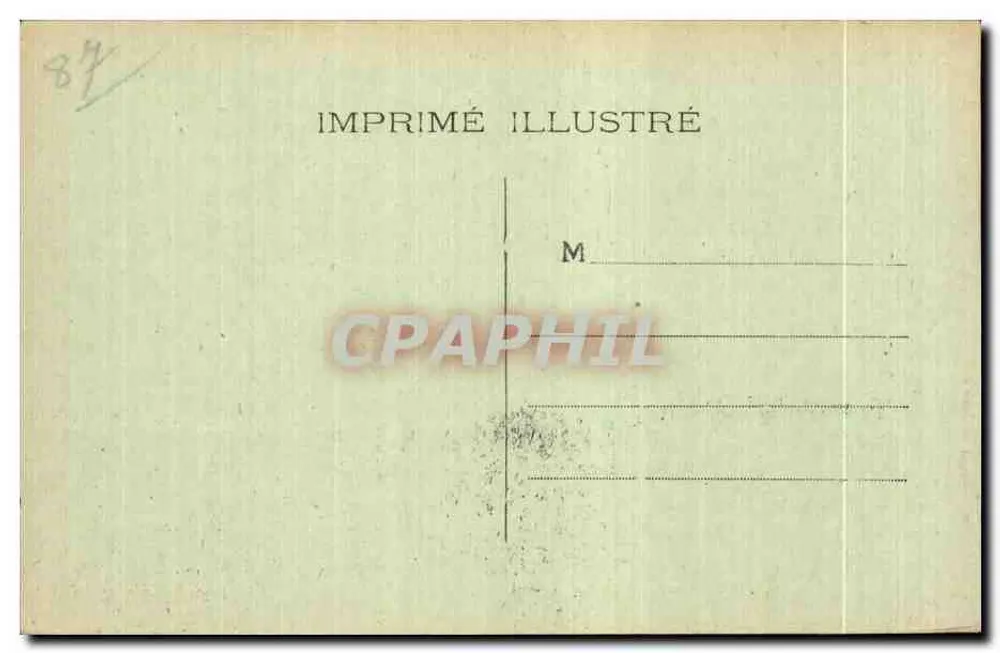 Limoges — L'Hotel de Ville — Graphil - Verso