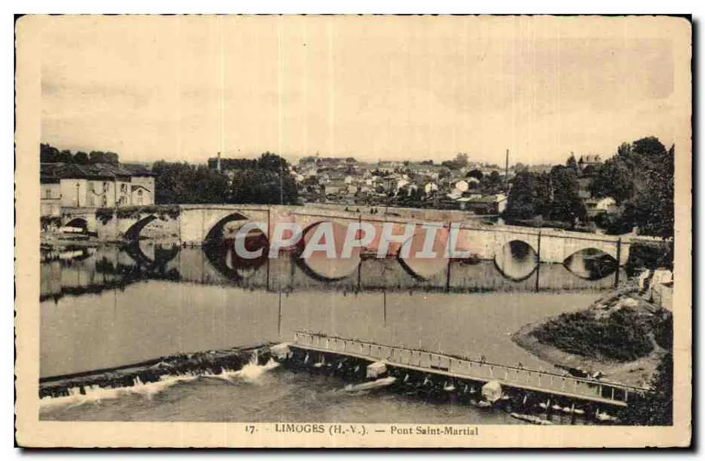 Limoges (H.-V.) — Pont Saint-Martial - Voorkant