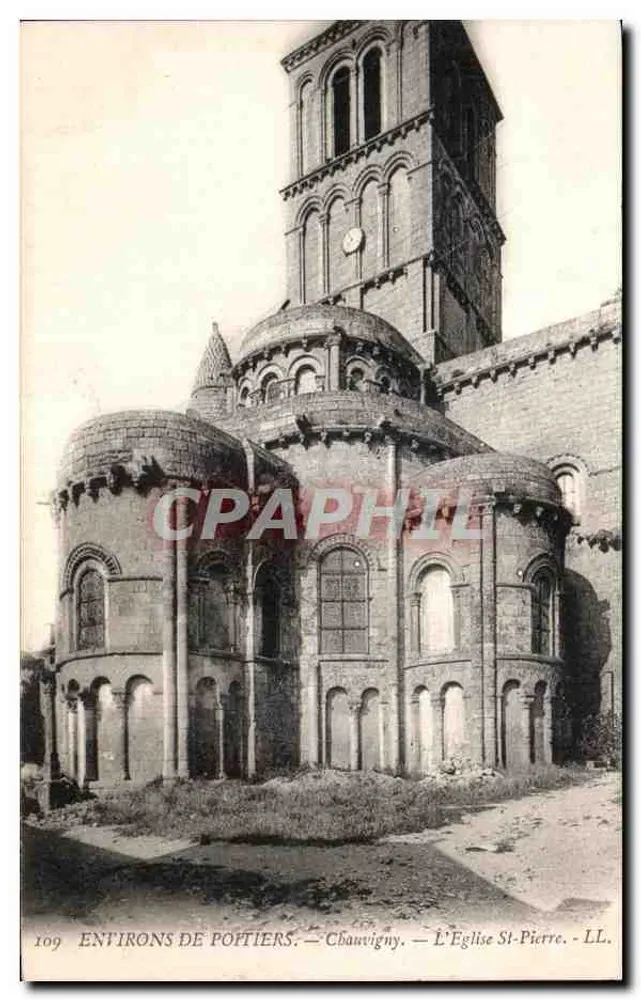 Chauvigny — Die Kirche Saint-Pierre — LL. - Vorderseite