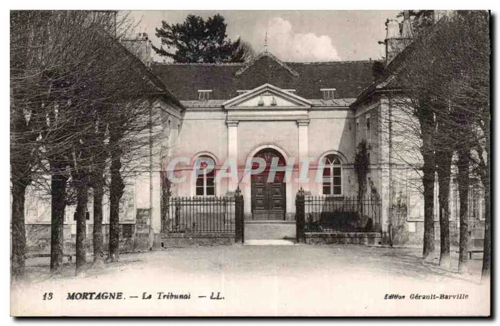 Mortagne — Het Hof — Uitgave Gérault-Barville - Voorkant