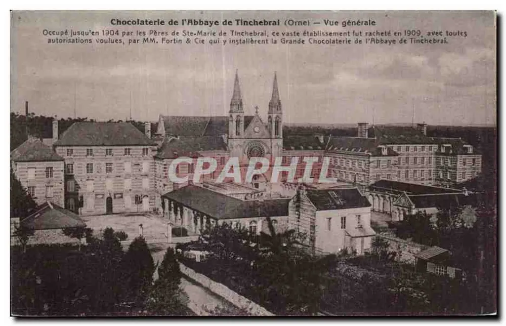 Schokoladenfabrik der Abtei Tinchebray (Orne) — Allgemeiner Blick - Vorderseite