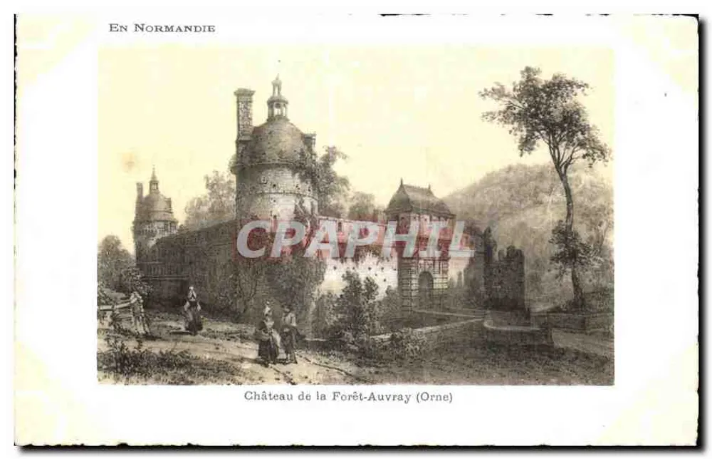 Castelo de la Forêt-Auvray (Orne) — Em Normandia - Frente