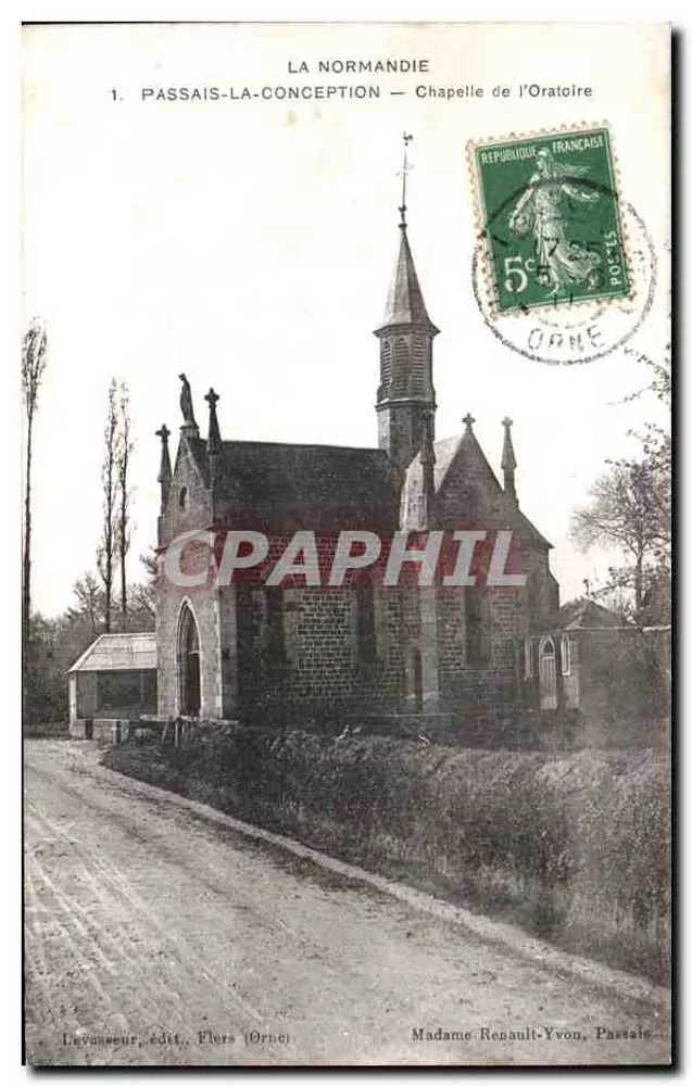 Passais-la-Conception — Kapelle des Oratoriens — Levoncœur, Verlag Flers (Orne) - Vorderseite