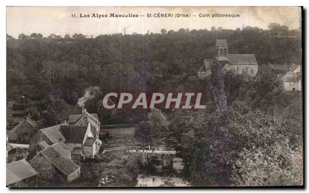 Les Alpes Mancelles — St-Céneri (Orne) — pittoresker Winkel - Vorderseite