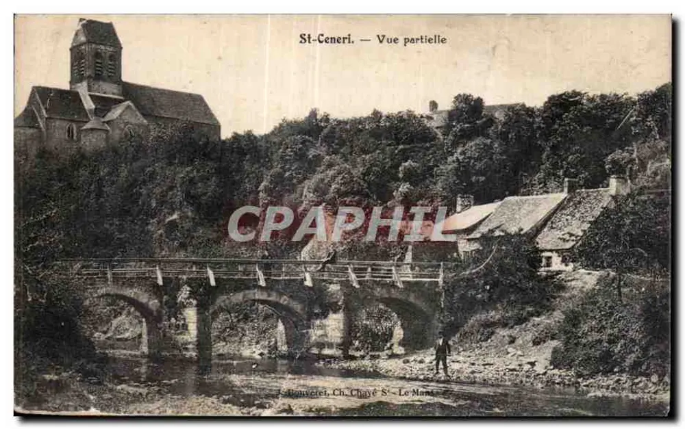 St-Ceneri — Vista parcial — Ch. Choyé S. Le Mans - Frente