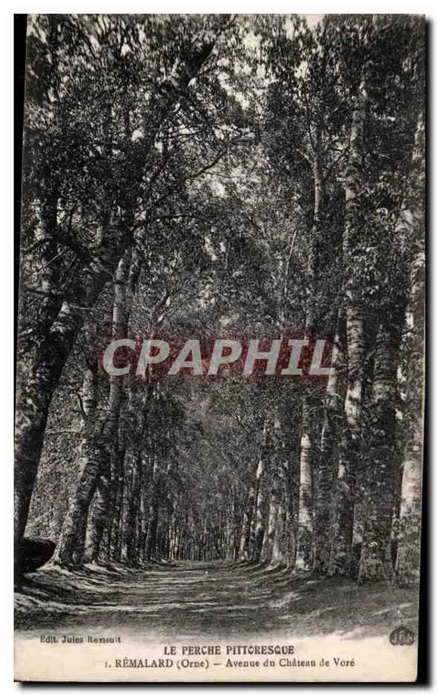 Pittoreskes Perche — Avenue du Château de Vore — Rémalard (Orne) — Edit. Jules Renault - Vorderseite