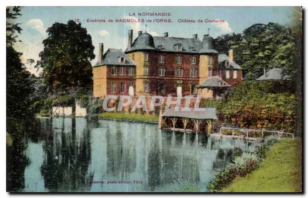 Schloss Coulterne — Umgebung von Bagnolles-d'Orne — Verlag: Brasserie, Fleury - Vorderseite