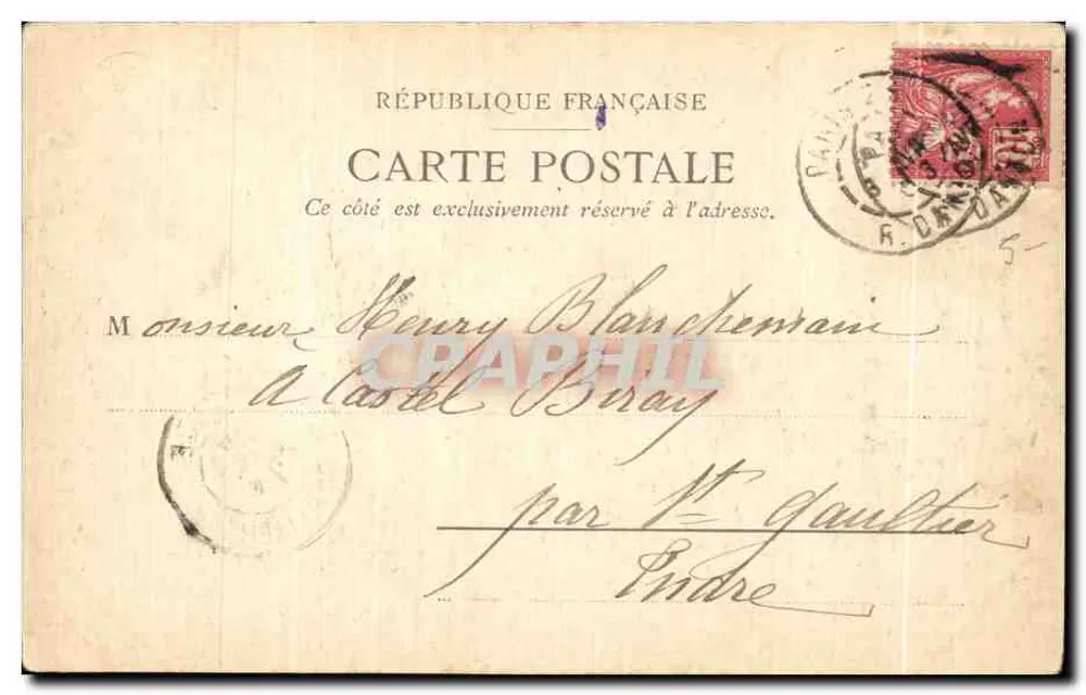 Palast von Kambodschas — Weltausstellung Paris 1900 — Verlag St. & Co. Nr. 48 - Rückseite