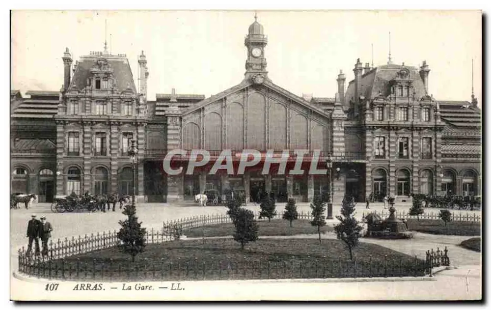 Arras — A Estação — LL. — n° 107 - Frente