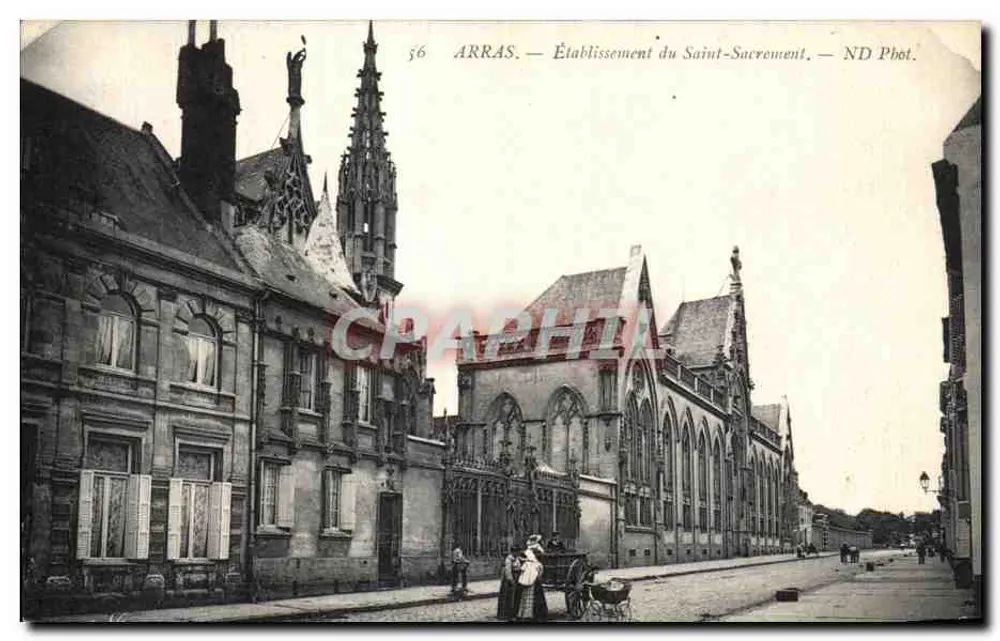 Arras — Estabelecimento do Santo Sacramento — ND Phot. - Frente