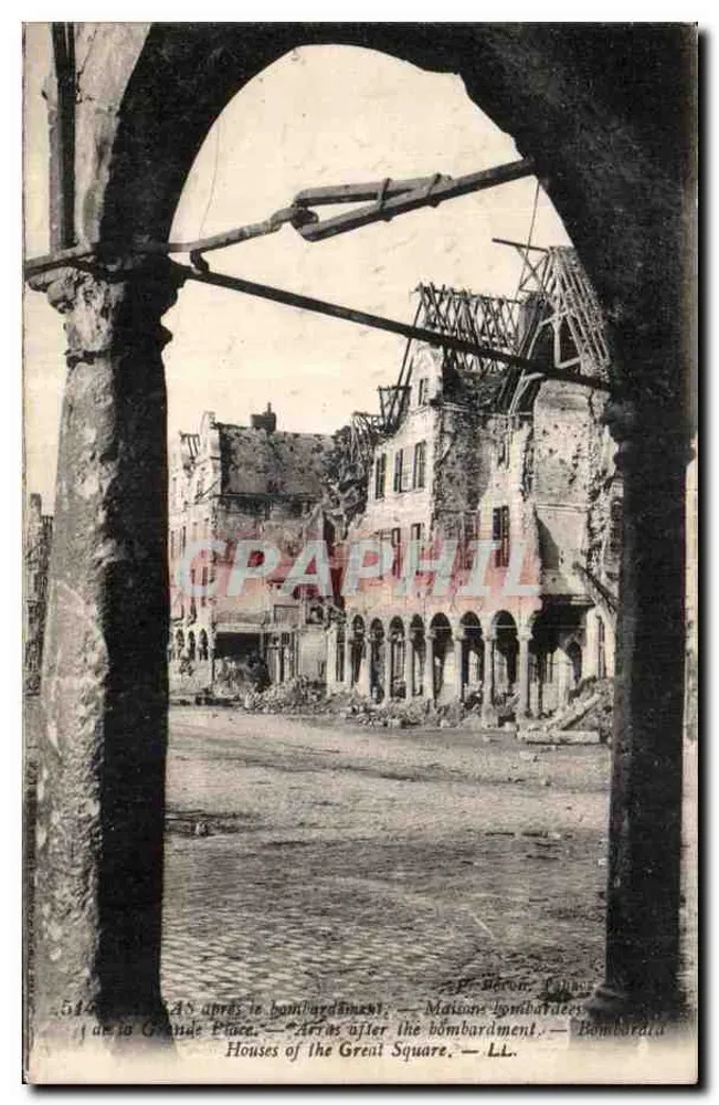 Zerstörung des Großen Platzes — P. Baron - Lyon - Vorderseite