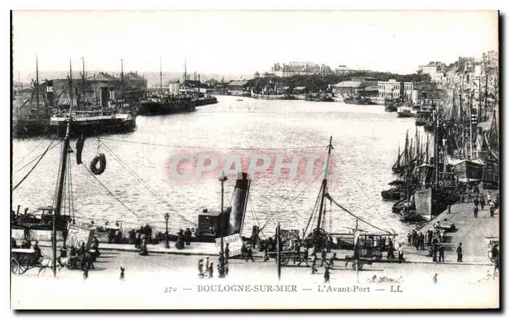 Boulogne-sur-Mer — Der Hafen — LL - Vorderseite
