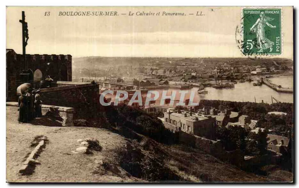 Boulogne-sur-Mer — Der Calvarienberg und Panorama — LL. - Vorderseite