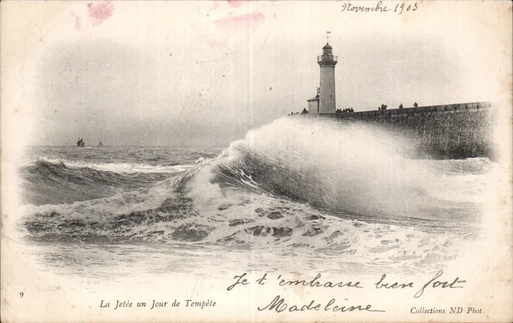A Ponta em Um Dia de Tempestade — Madeleine — Coleções ND Fotografias - Frente