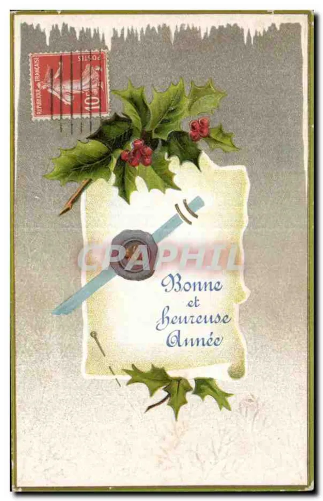 Frohe Weihnachten — Tannenbaumdekor — Verleger nicht sichtbar - Vorderseite
