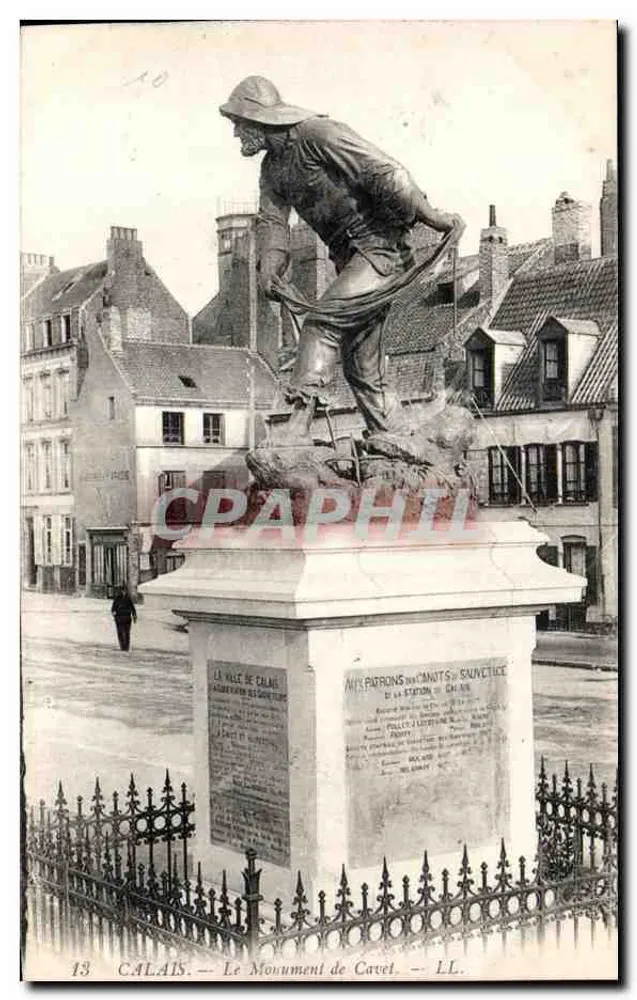 Calais — O Monumento de Cavet — LL. - Frente