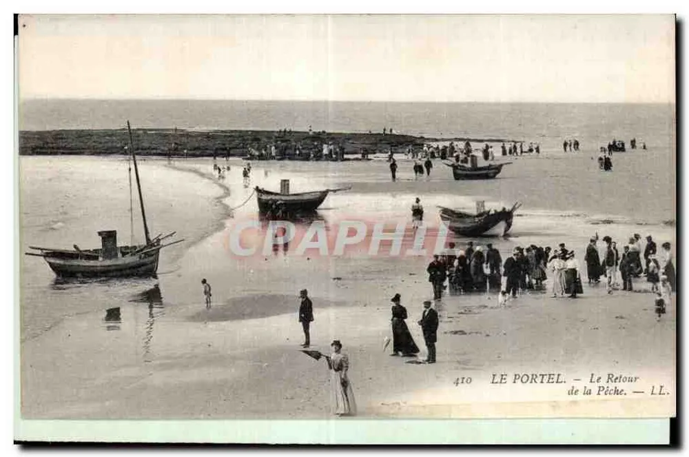 Le Portel — Le Retour de la Pêche — LL. — n° 410 - Frente
