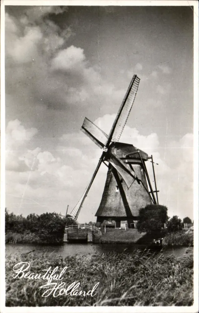 Mühle — Holland — Verlag DRE - Vorderseite