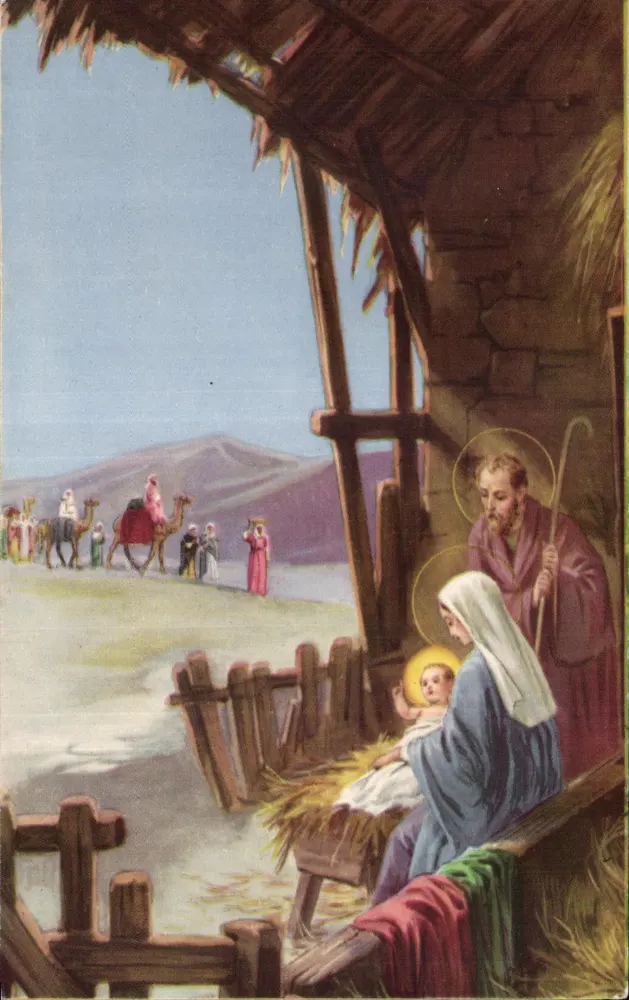 Geburt Christi — Szene aus der Geburt — Nr. 5208 - Vorderseite