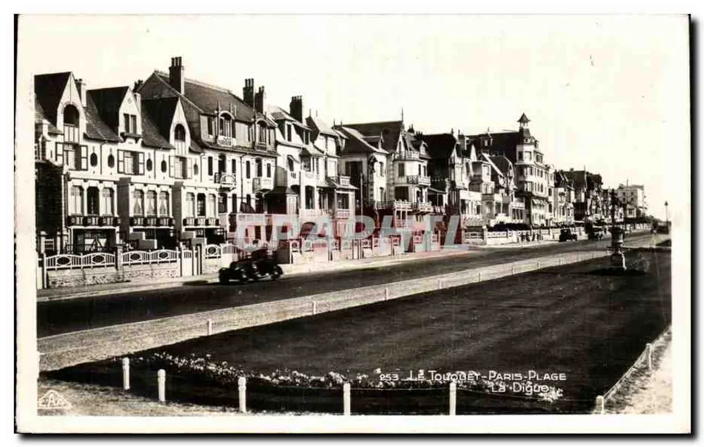 Le Touquet-Paris-Plage — A Digue — editor LAA n° 853 - Frente