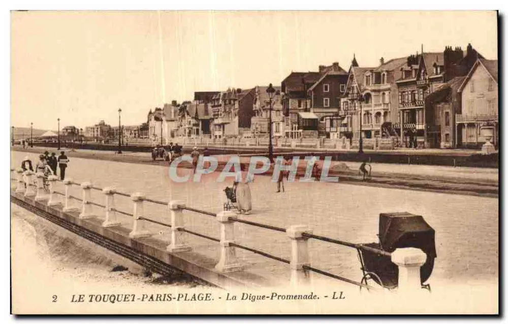 Le Touquet-Paris-Plage — Die Digue-Promenade — LL - Vorderseite