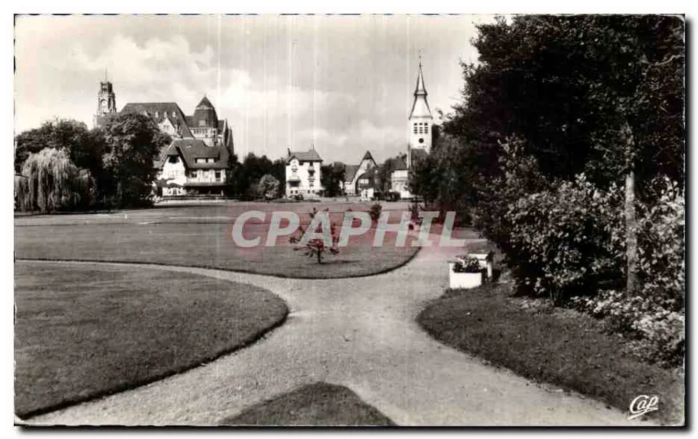Städtisches Landschaftsbild mit Kirche und Gebäuden - Vorderseite