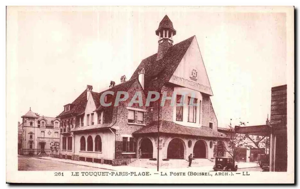 Le Touquet-Paris-Plage — Die Post — Boissel, Architekt - Vorderseite