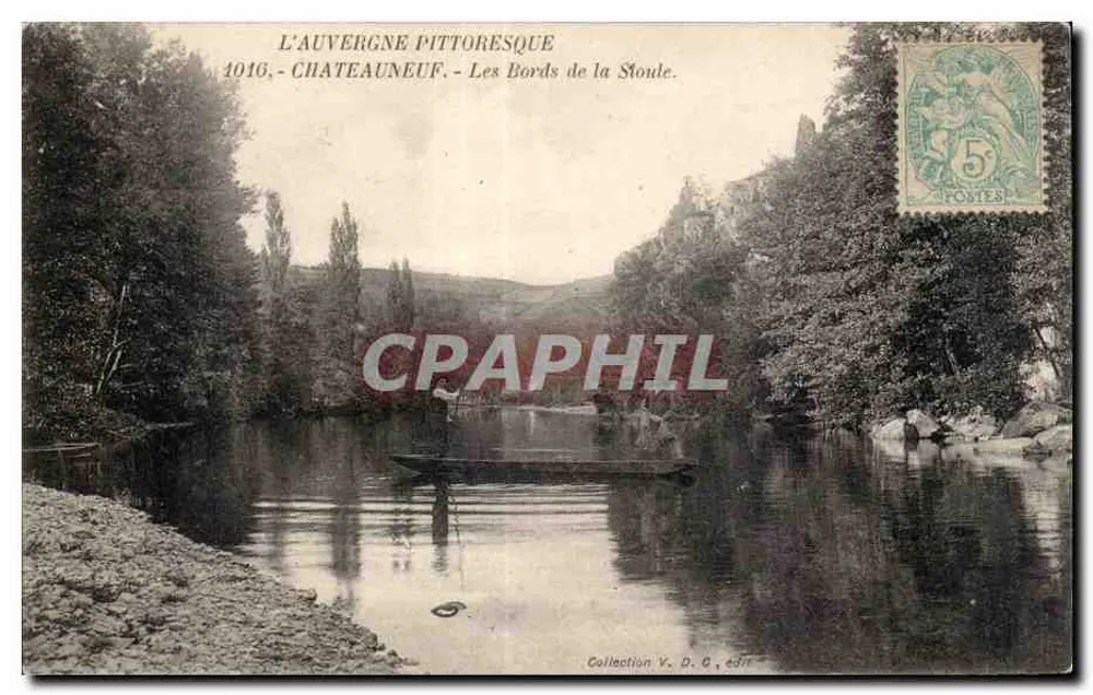 Die Ufer der Stoule — Châteauneuf — Craphil, n°1016 - Vorderseite