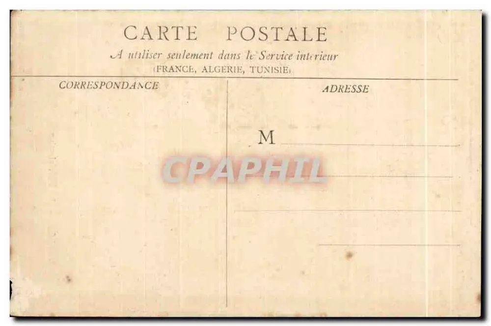 Uriage — A Pulverização — B. F. Chalon & Saone - Verso