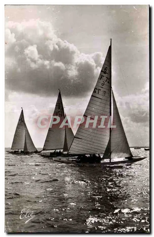 Regatten am Bassin d'Arcachon — L. Chataigneau — Bordeaux - Vorderseite