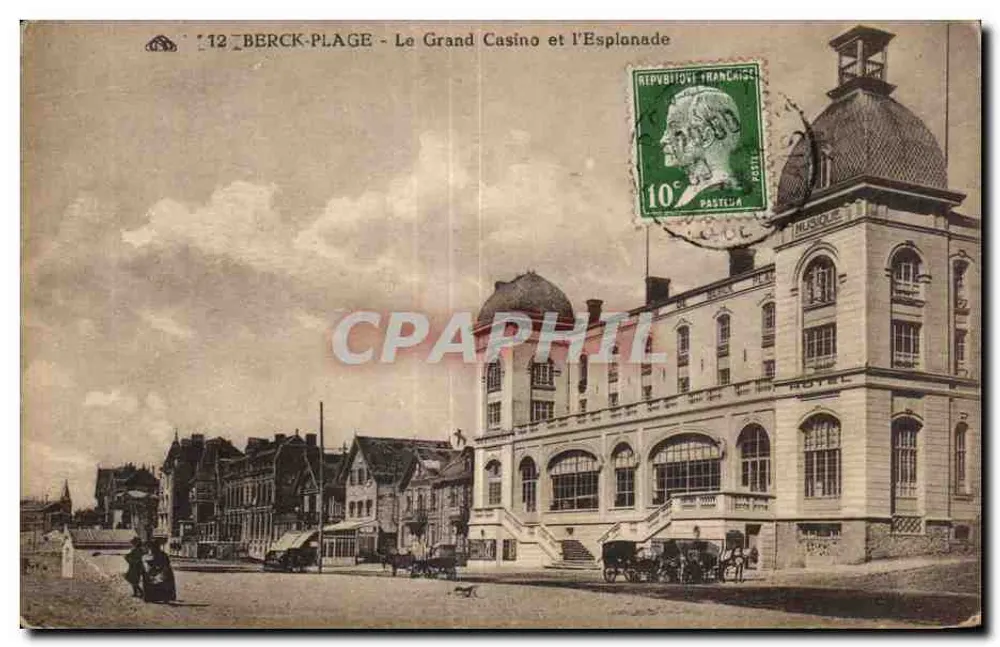 Berck-Plage - Das Grand Casino und die Esplanade — Nr. 12 - Vorderseite
