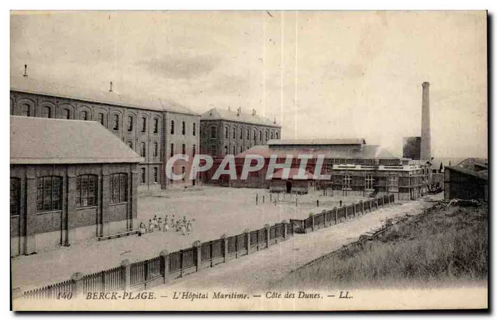 Berck-Plage — Das Seehospital — Küste der Dünen — LL. - Vorderseite