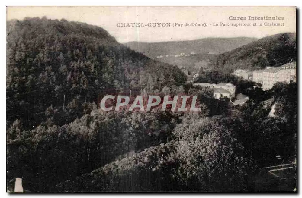 Châtel-Guyon (Puy-de-Dôme) — Cure Intestinali — Il Parco Superiore e il Chalumet - Recto