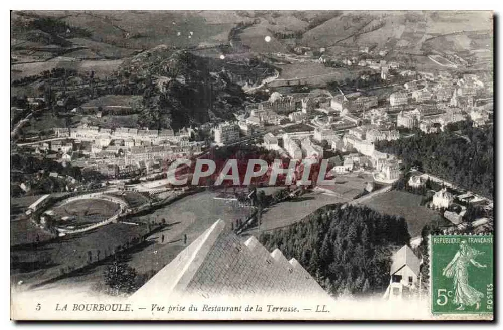 La Bourboule — Ansicht vom Restaurant de la Terrasse — LL. - Vorderseite
