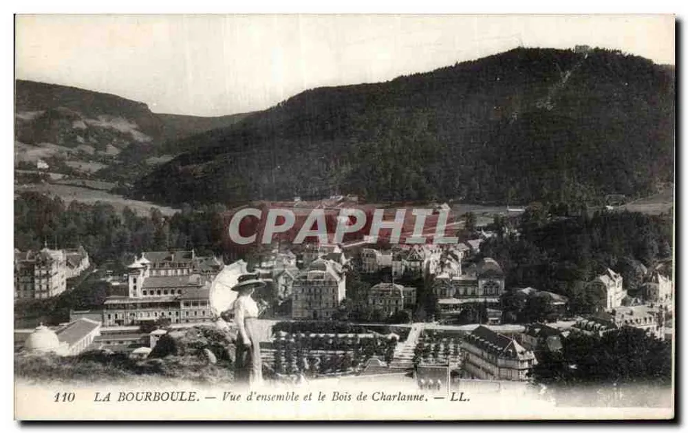 La Bourboule — Überblick und der Wald von Charlanne — LL. - Vorderseite