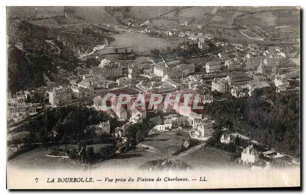 La Bourboule — Blick vom Plateau de Charlanne — LL - Vorderseite