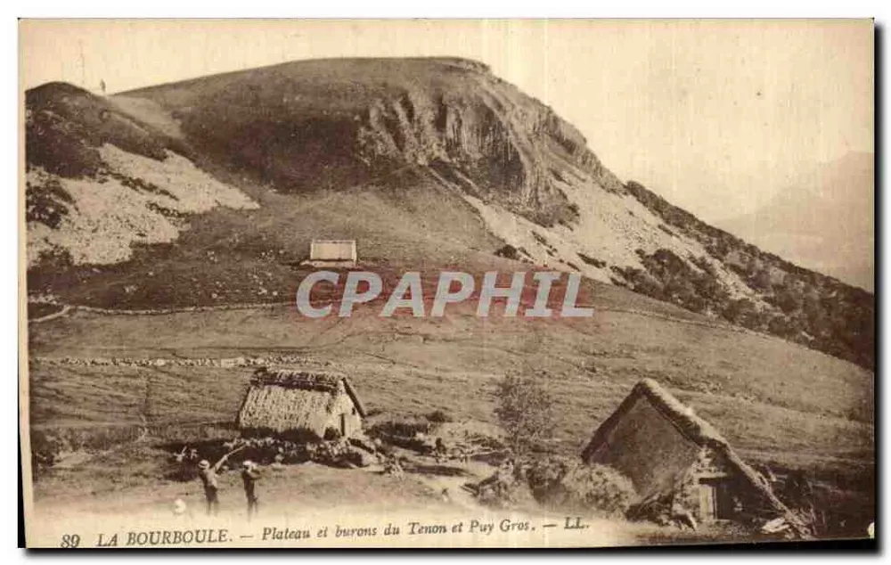 La Bourboule — Plateau und Burons von Tenon und Puy Gros — LL. - Vorderseite