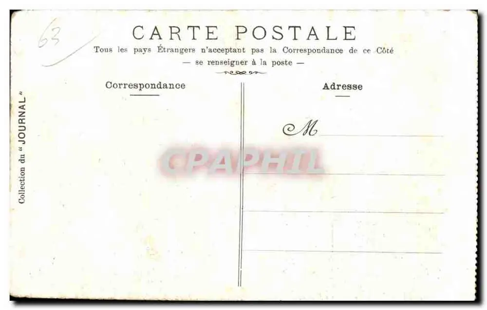 Saint-Bonnet-le-Froid — vista panorâmica — J. Advergne, n° 63 - Verso