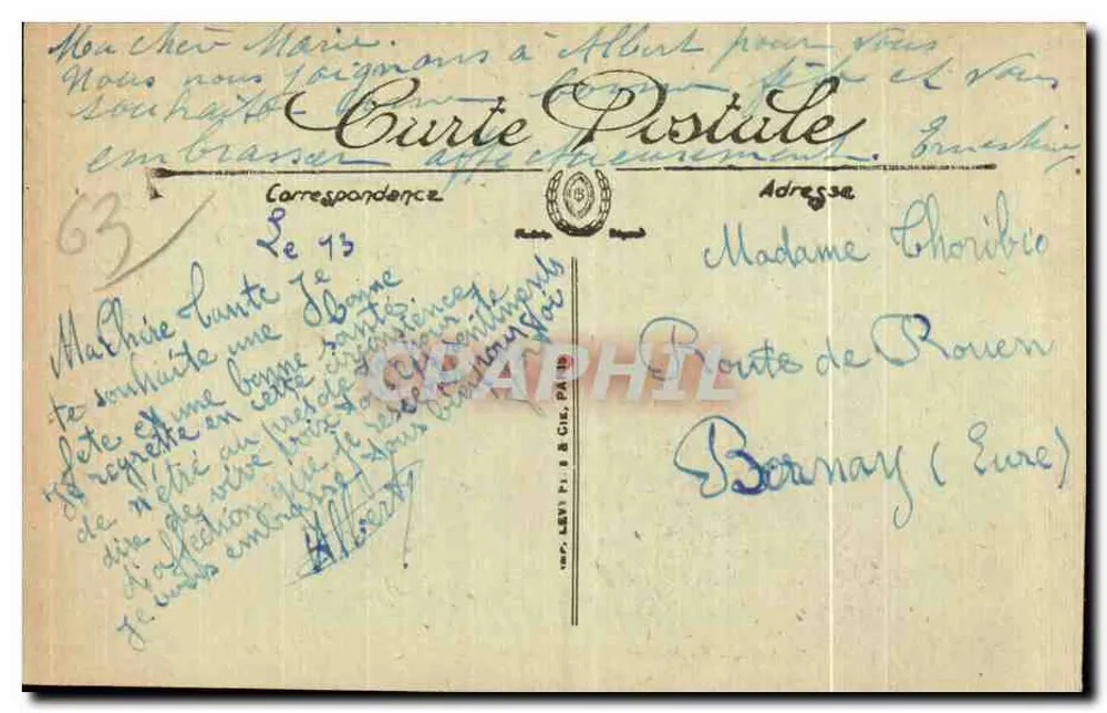 Mont-Dore — Thermalbad — Gurgelraum — LL. — Selecta - Rückseite