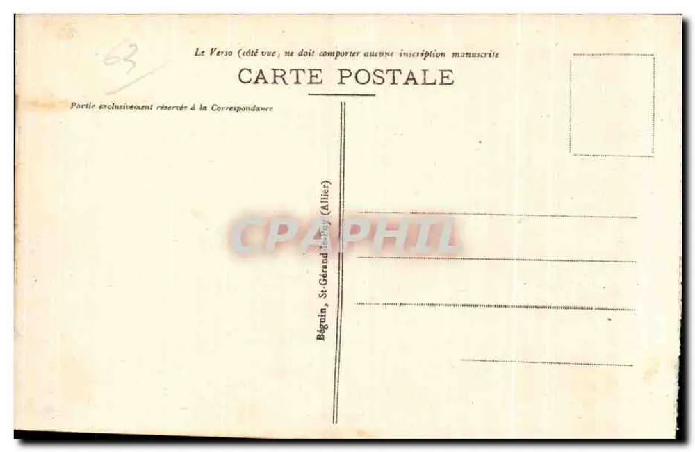 Le Mont-Dore — O Casino — A Auvergne Pittoresca — n° 3210 - Verso
