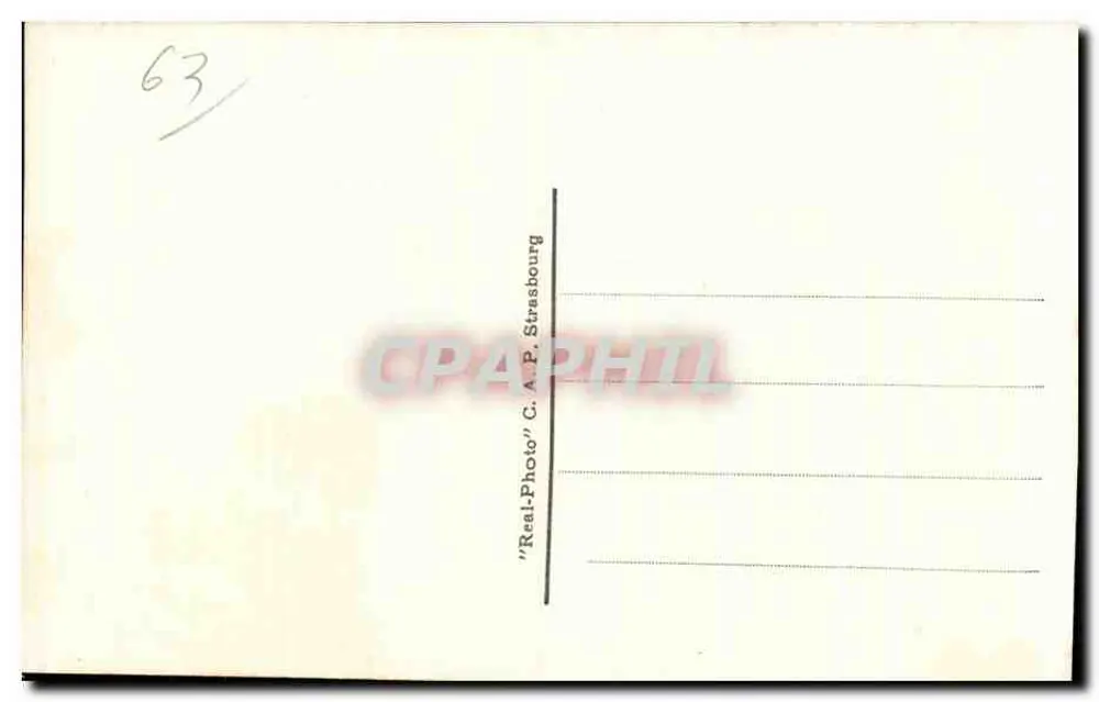 Le Mont Dore — Casino e Parque — editor C.A.P. Strasbourg, n°78 - Verso