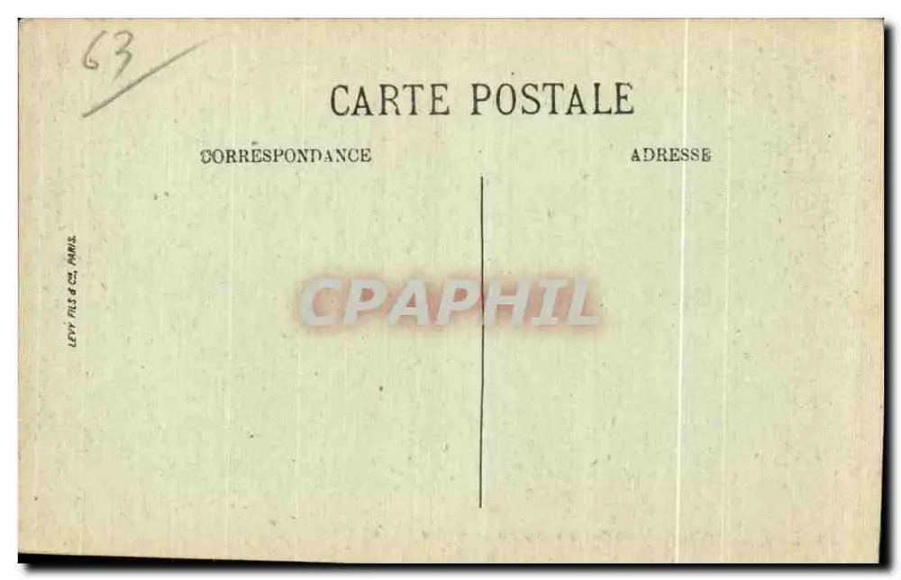 Mont-Dore — Chalets und Villen vom Casino aus gesehen — LL - Rückseite