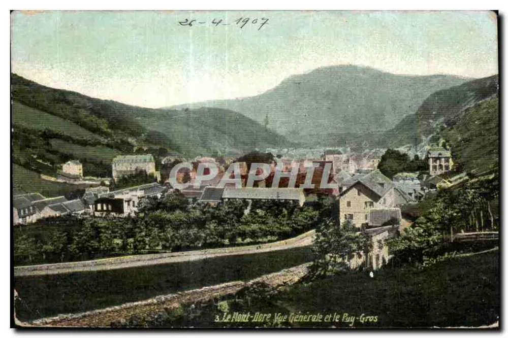 Le Mont-Dore — Allgemeine Ansicht und der Puy-Gros - Vorderseite
