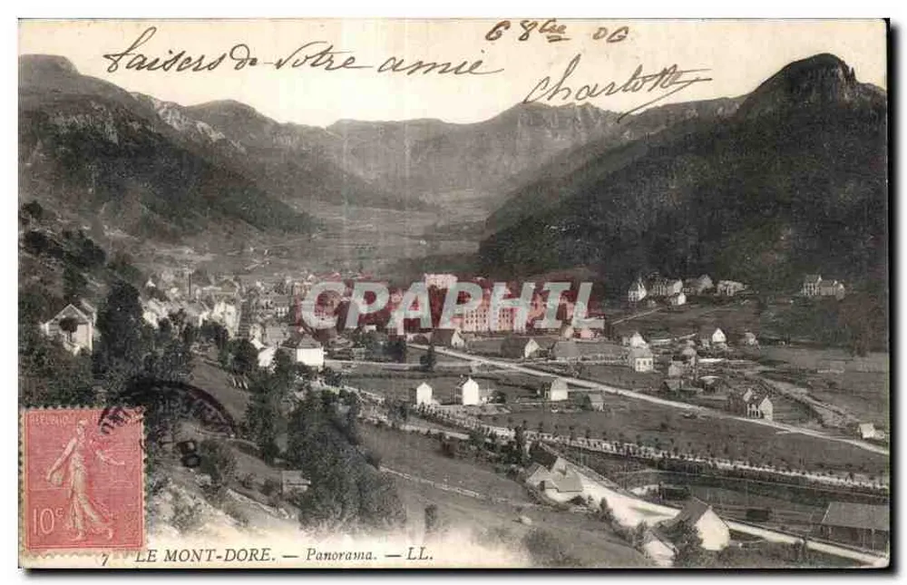 Le Mont-Dore — Panorama — LL - Frente
