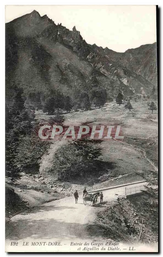 Mont Dore — Eingang zu den Hölle Schluchten und Teufelszähnen — LL. - Vorderseite