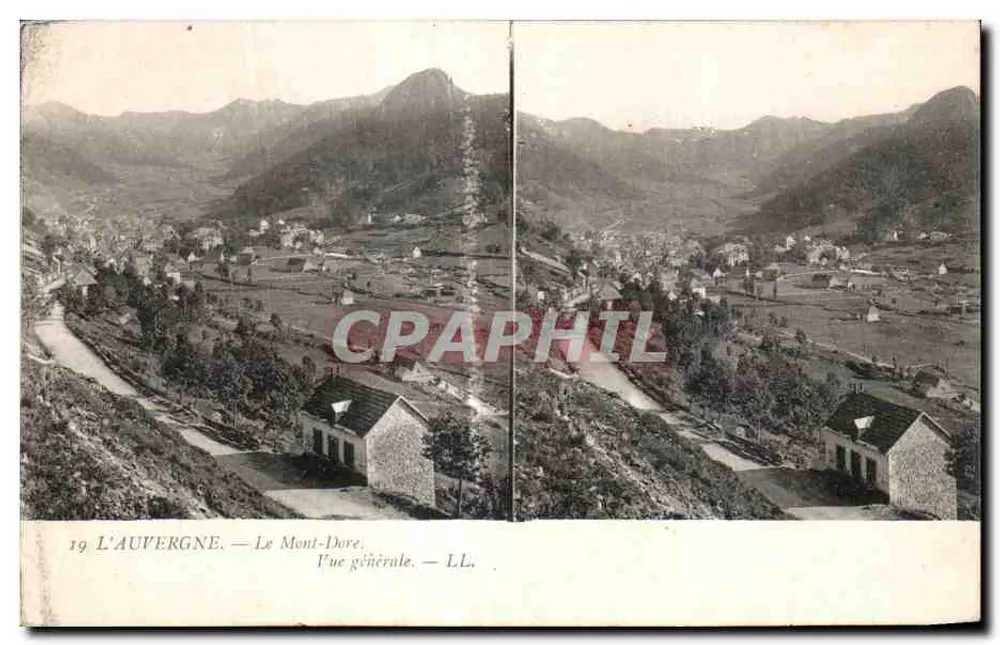 A Auvergne — Le Mont-Dore — Vista geral — LL - Frente