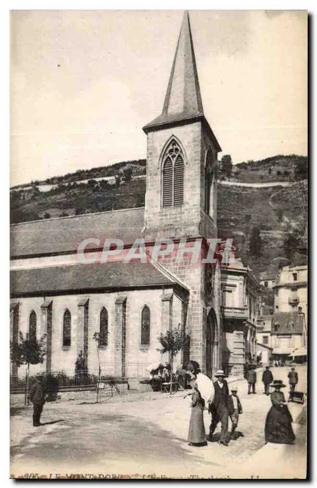 O Mont-Doré — Igreja — Editor: C. Raphaël, n° 805 - Frente