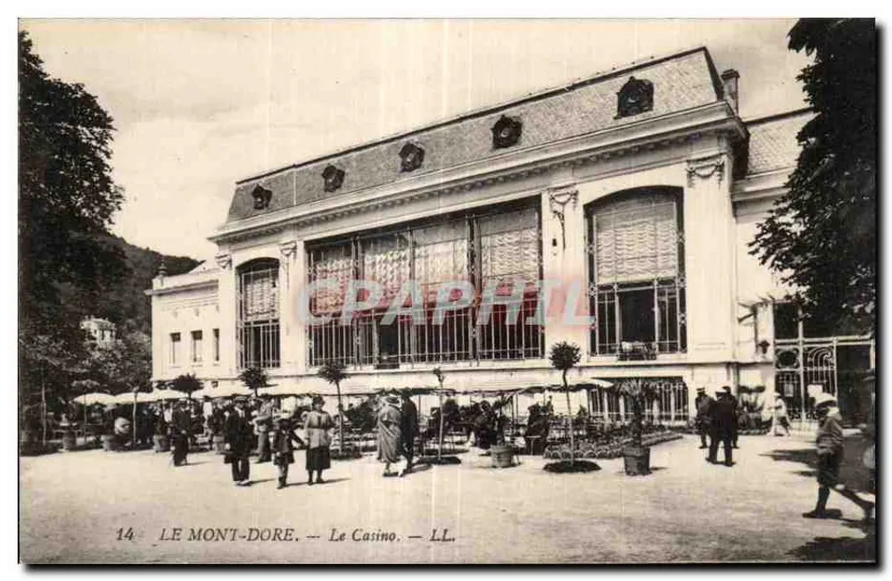O Mont-Dore — O Casino — LL. — Série 14 - Frente