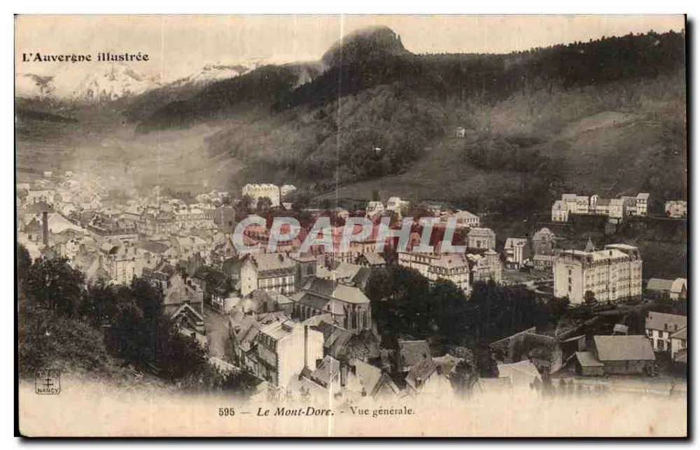 Vista geral do Mont-Dore — A Auvergne ilustrada n° 595 - Frente
