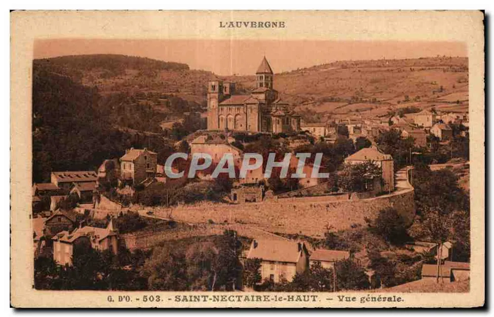 Saint-Nectaire-le-Haut — Vista geral — G. D'O. - 503 - Frente